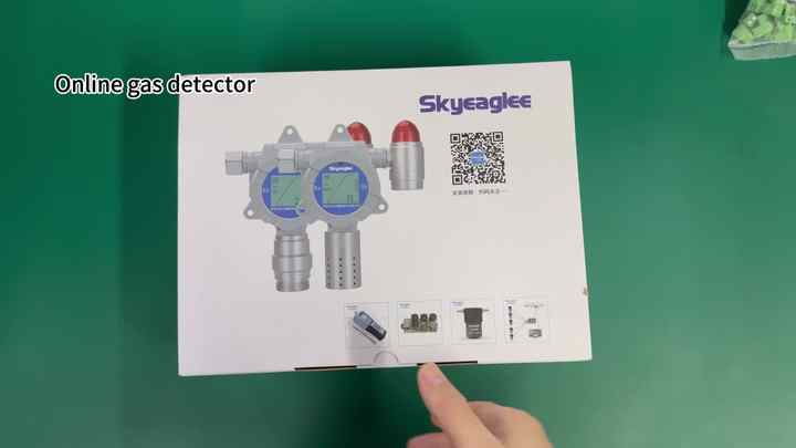 Wall-mounted LEL Gas Detector Fixed EX Combustible Gas Analyzer Online ...