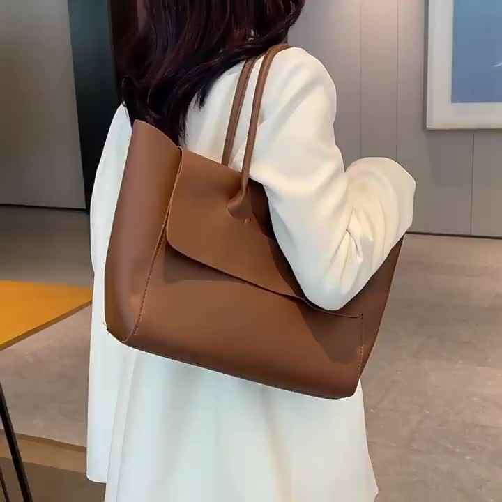 Tote Bag for Women in Leather Handbags Ladies Purse Shoulder Bags Trendy  Design With LOW Price Leather Bags in Wholesale - Main Image
