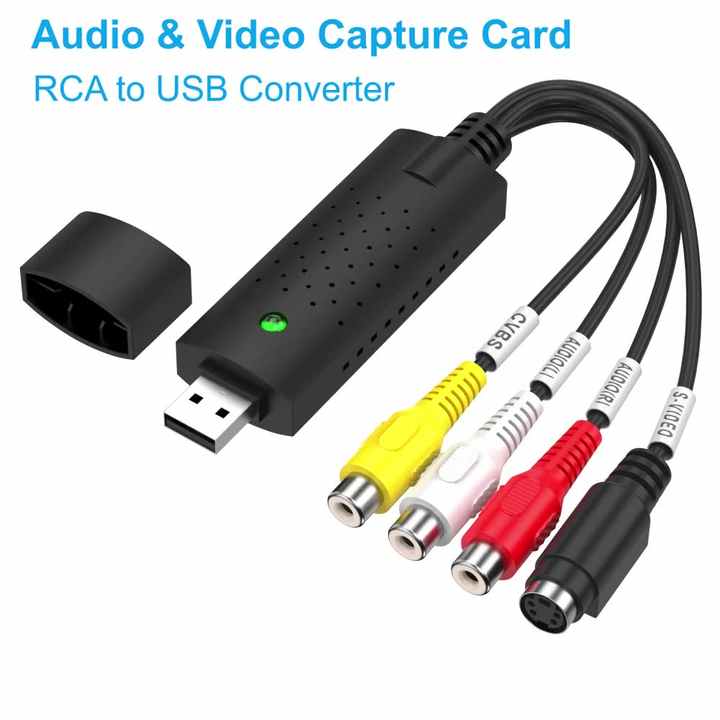 Easycap RCA Capture Card USB AV Grabber for DVD VHS