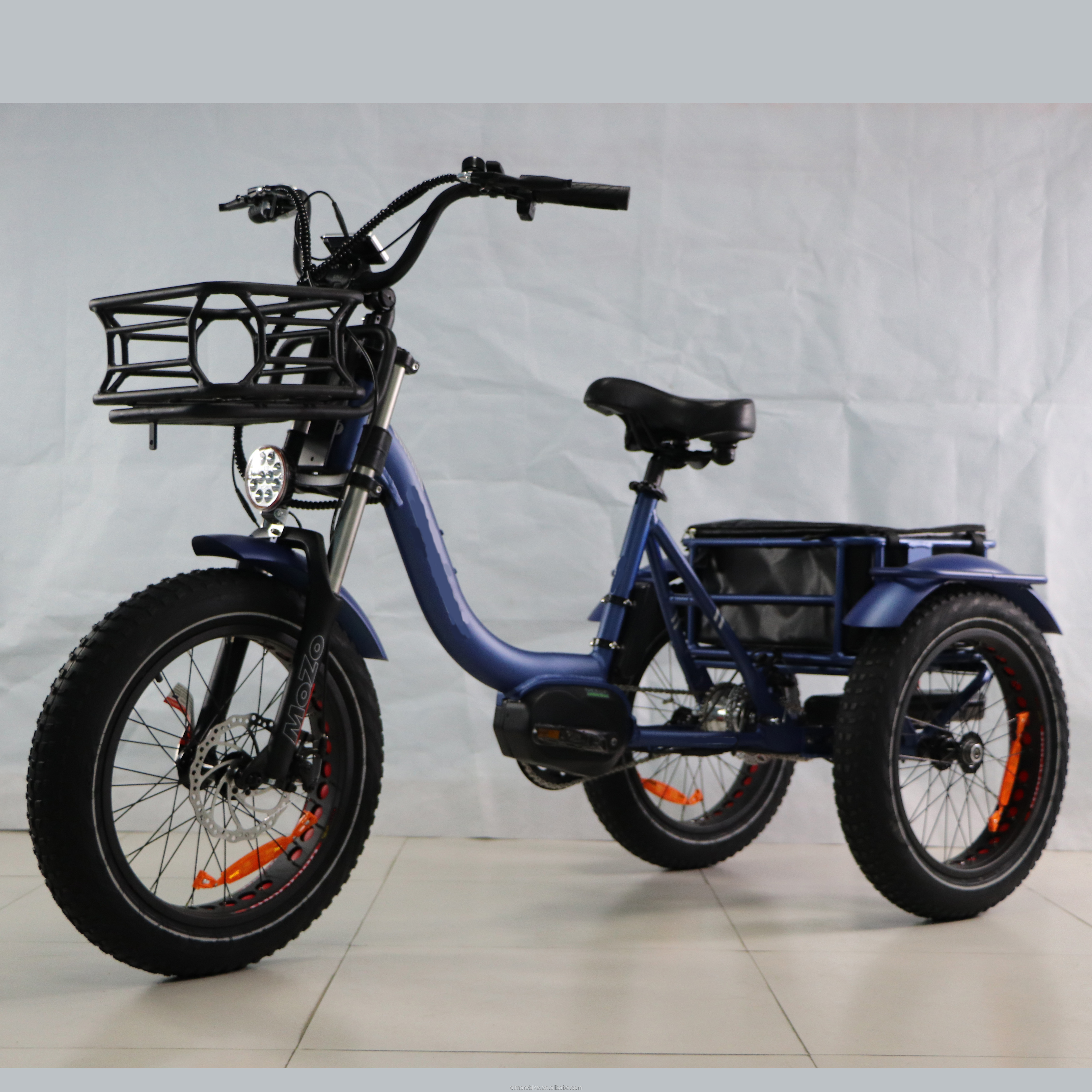 New design 20inch 3 wheel mid drive electric bike adults hot sale big tyre electric tricycle easy rider electric bike