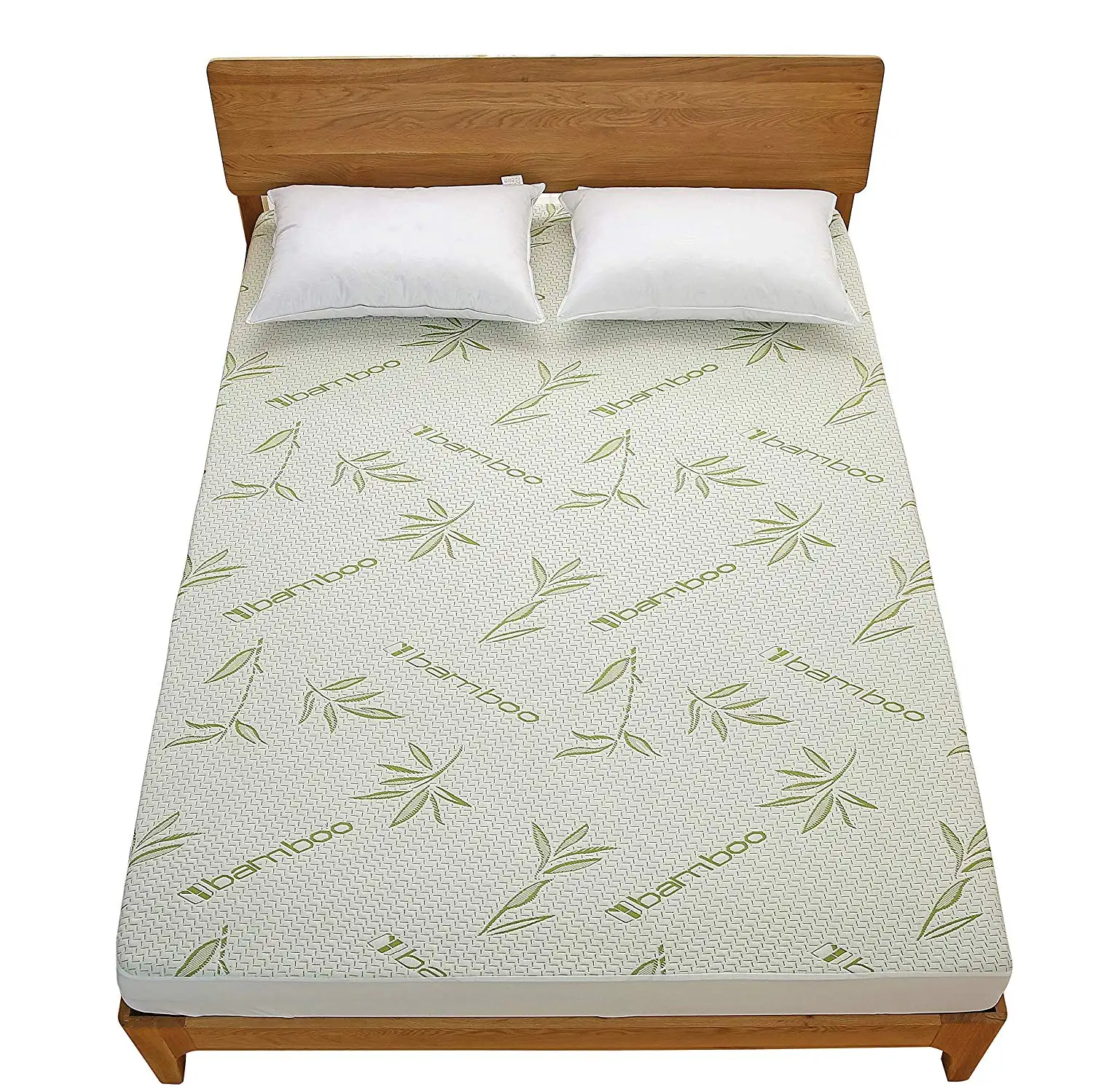 New Fashional Bamboo jacquard cooling mattress protector for home use