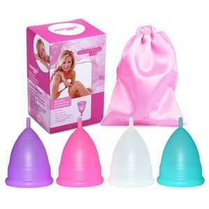 Oem Eco Friendly Feminine Hygiene Custom Free Sample Copa Clear Silicone Menstrual Cup