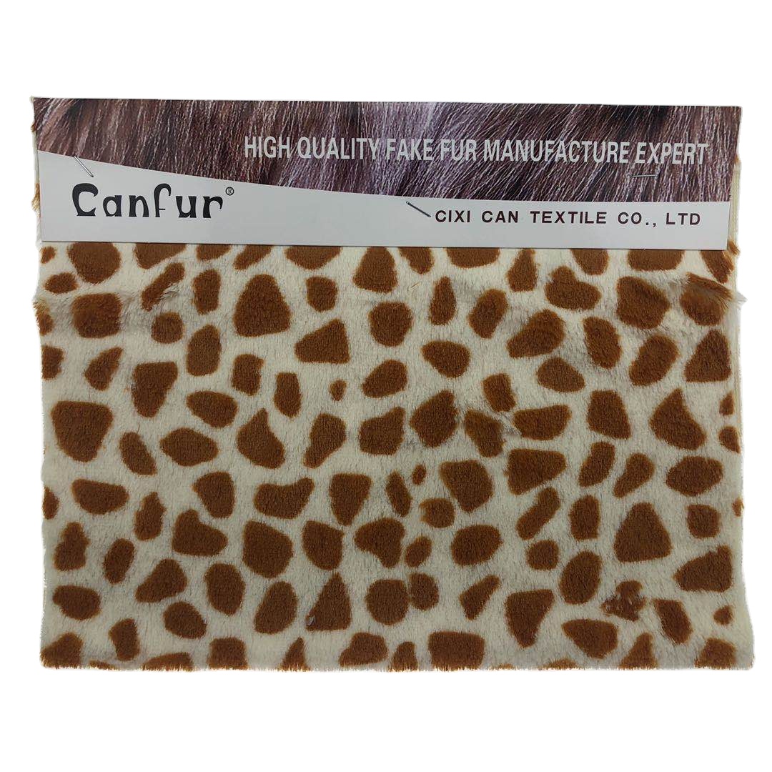 Wholesale polyester long pile pv plush fabric