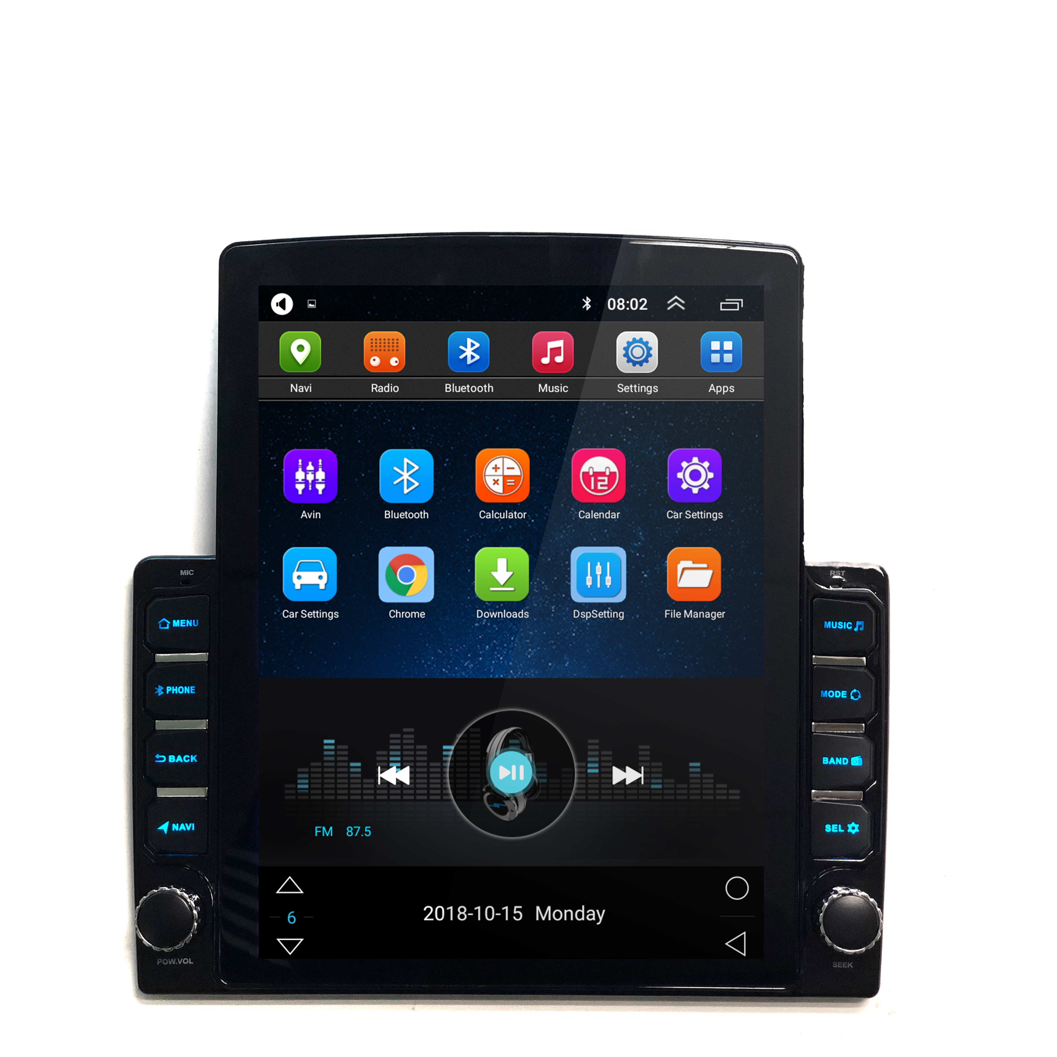 New 9.7 Inch Tesla Vertical Screen Car DVD Player 1+16G Android 9.0 Gps Navigation System Multimedia Car Video