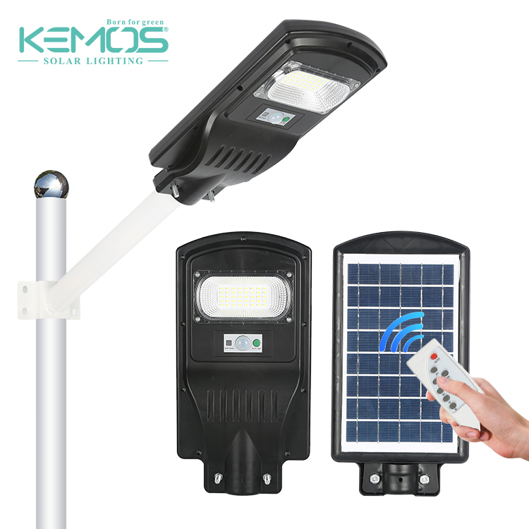 Современный дизайн интеллектуальный все в одном Ip65 Водонепроницаемый 30 Вт 60 Вт 90 Вт Светодиодный уличный фонарь на солнечной энергии