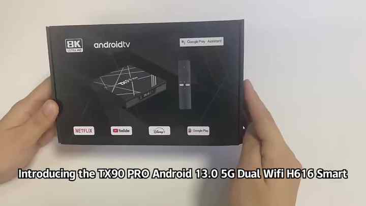 その他 SVI 9P Android TV Box 4GB/64GB WiFi Blth TX90 PRO Smart Android TV Box - 6K, 2GB RAM, Android 13.0