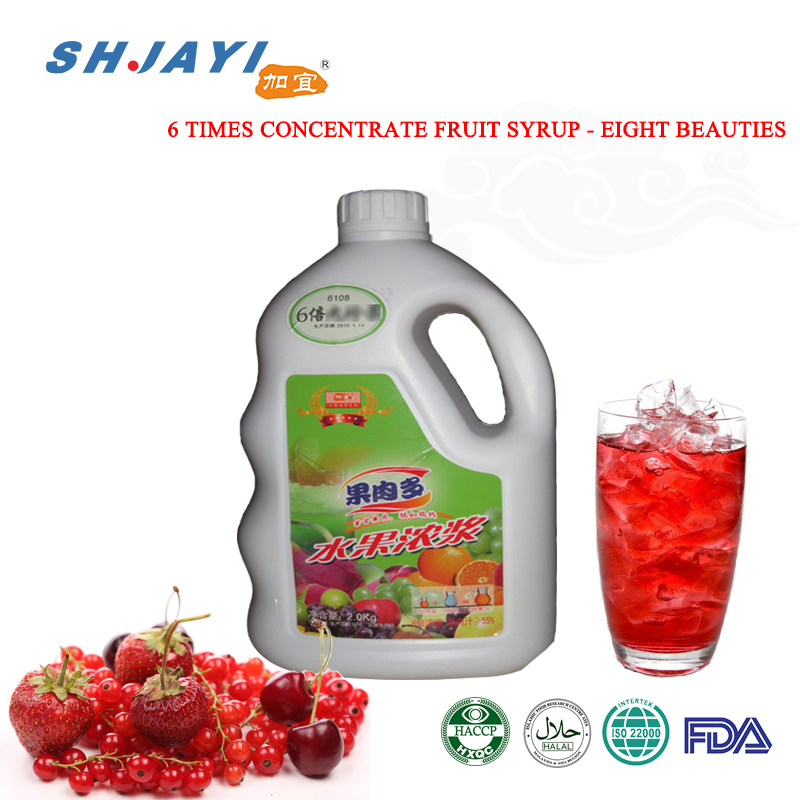 6-times-концентрированный сок (с мякотью)-восемь beauties сок аромат