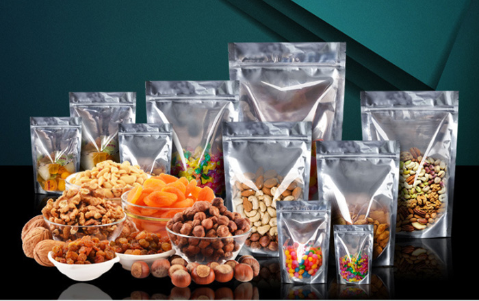 Custom Printed Matte Frosted Transparent Packaging Bag Stand Up Pouch Clear Resealable Plastic Zipper Bag