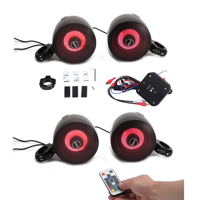 Морской аудио 4 ch для лодки, мотоцикла UTV ATV