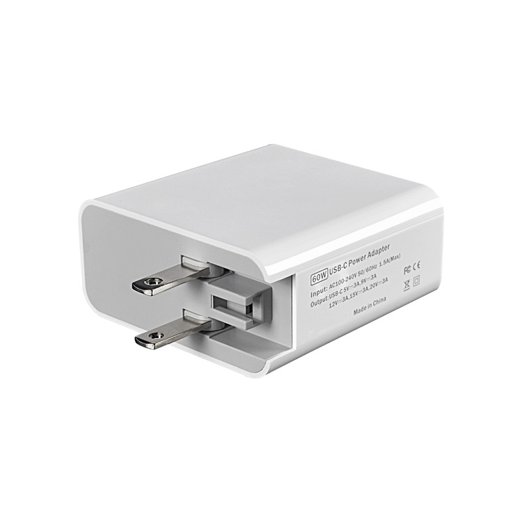 Универсальный портативный электронный Тип c порт 60 Вт Настенный адаптер PD зарядное устройство