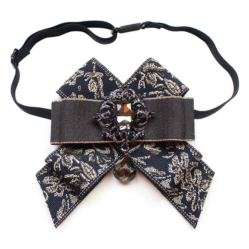 HUAYI Womens//Mens Flowered Cotton Adjustable Wedding Party Bowtie