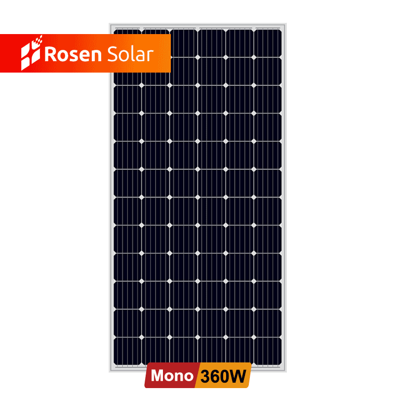 Painéis de fabricantes na china 350w 360w 380w mono PV 72 células painel solar lista de preços para a casa