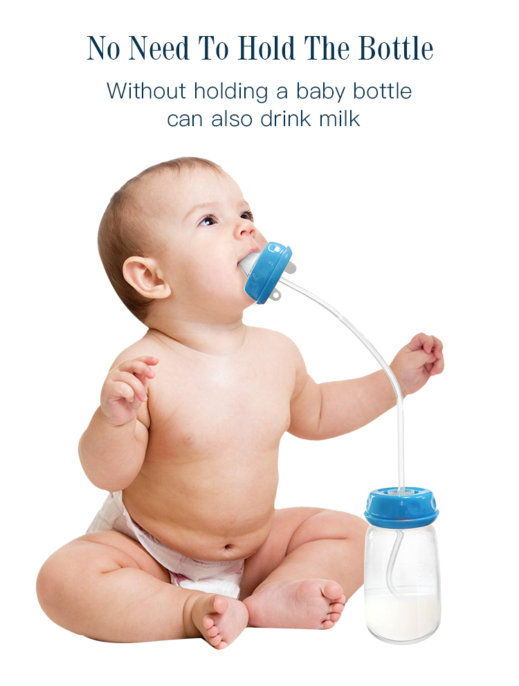 Hands Free Baby Bottle Anti-Colic Self Feeding System Standard baby bottle 5 oz