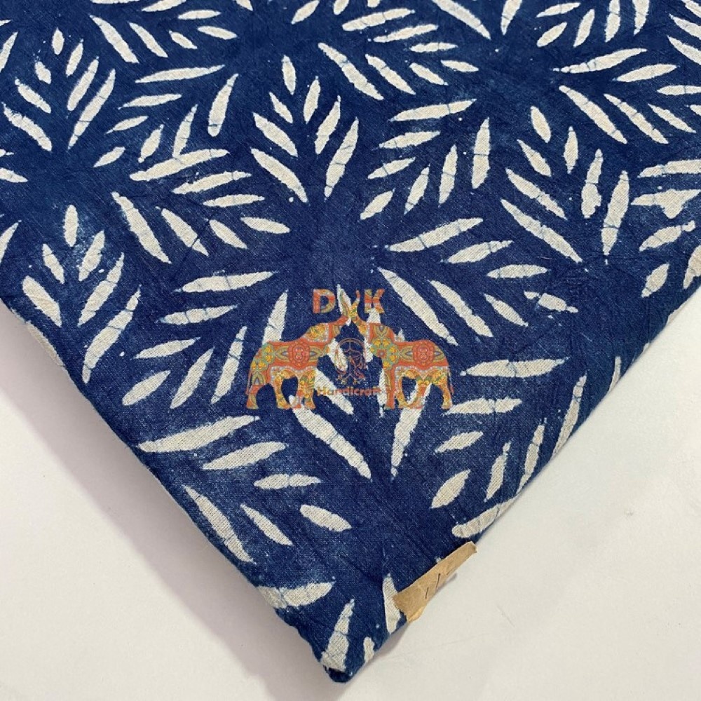 High quality indigo fabric hot sale 100% cotton handmade Jaipuri fabric