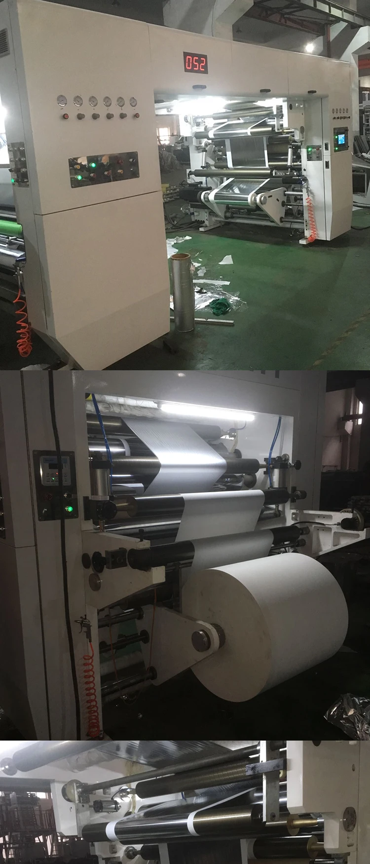 Pur Hot Melt Glue Dry PE/PP/OPP/BOPP Film Paper Laminating Machine Aluminum Foil Automatic Glue