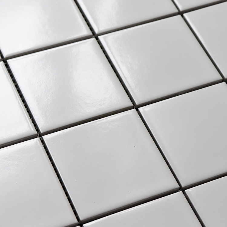Black Swimming Pool Tiles Ceramic Mosaic Rectangle Plates
