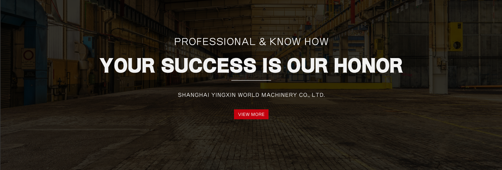 Shanghai Yingxin World Machinery Co., Ltd.