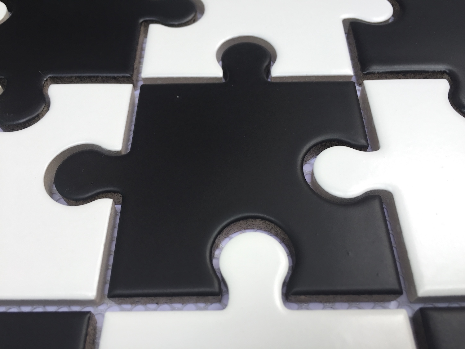 Puzzle Mosaic Jigsaw Wall Decoration Ceramic Mosaics Tetris Ceramic Floor and Wall Tiles
