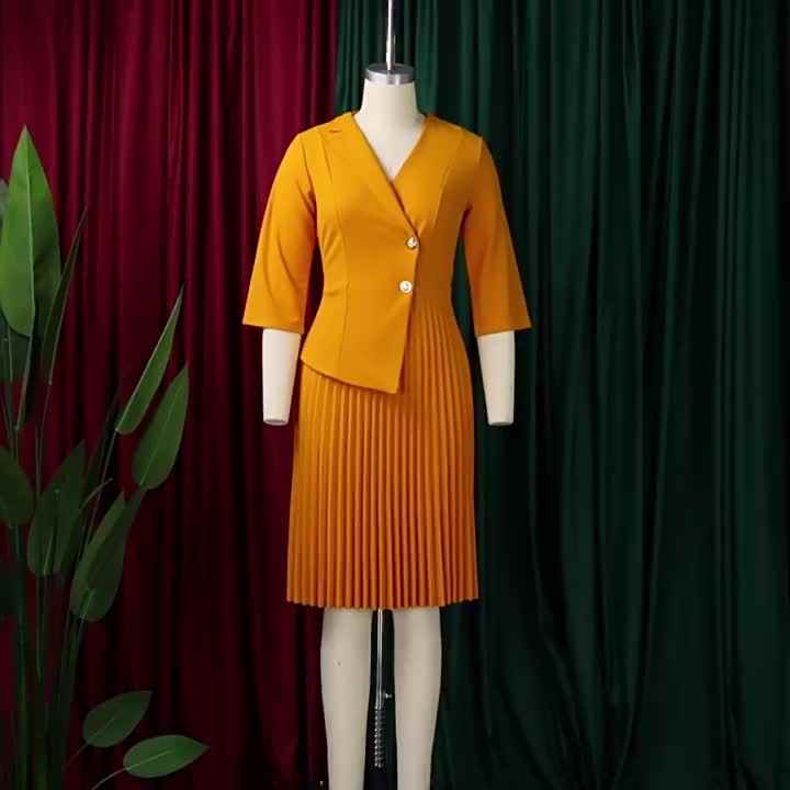 Latest Design Winter Dresses Women Casual Suit Collar Pleated Dress Elegant Office Dresses Women Formal Work Career Dresses Latest Design Winter Dresses Women Casual Suit Collar Pleated Dress Elegant Office Dresses Women Formal Work Career Dresses