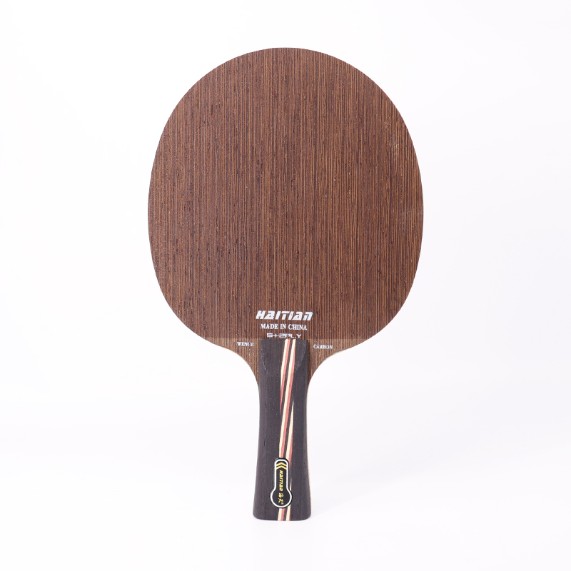 Haitian wenge wood alc carbon fiber 7 layers pingpong blade with oem custom