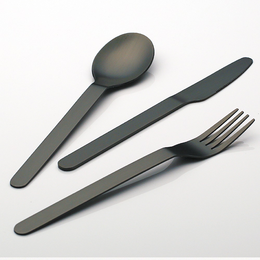 Flatware Black Matte Stainless Steel Wedding Cutlery Set Rose Gold Buy Cutlery Set Rose Gold Flatware Wedding Rose Gold Case Spoon Silverware Set And Black With Gift Box Rainbow Matte Restaurant Cutlery