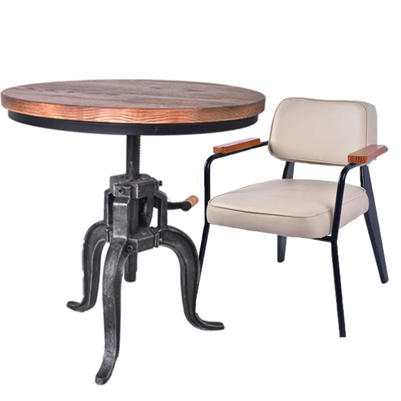 Промышленная антикварная чугунная рука чудо столик