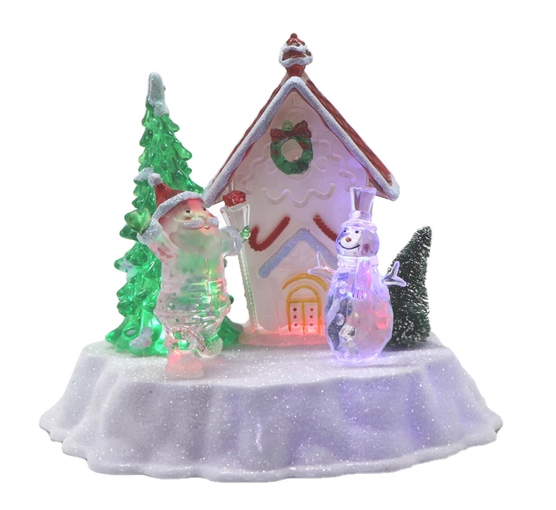 Hot Sale Led Plastic Christmas House Village With Light Buy Christmas House Christmas House Village Christmas House With Light Product On Alibaba Com