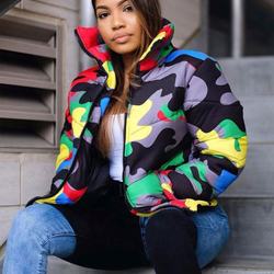 2020 Winter Camo Jacket Men Fashion Custom Down Jackets Bubble Puffer