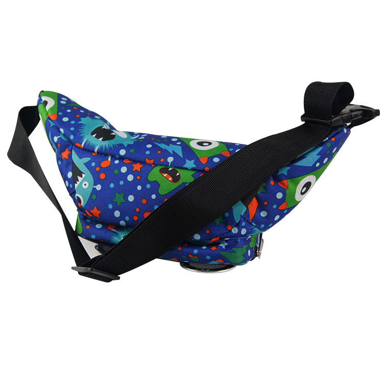 شعار مخصص الخصر حقيبة حزمة مراوح مع رئيس ، الرجال / النساء حقيبة الخصر راديو السفر