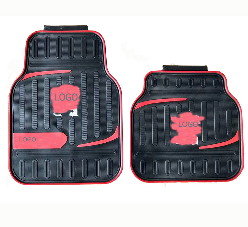 Полный Комплект ковриков для ног из черного ПВХ