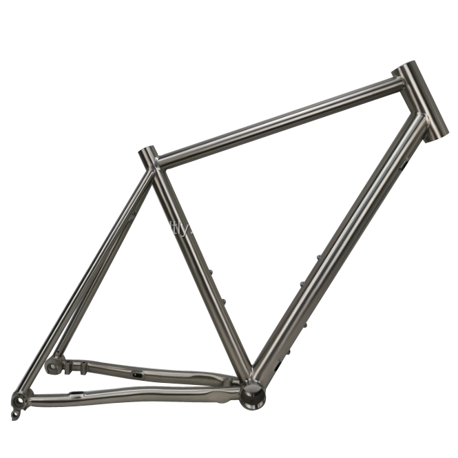 Waltly チタンフレーム S&Sカプラー グラベル 700C 450mm Waltly 700c Titanium Gravel Bike Frameset for Racing - Lightweight