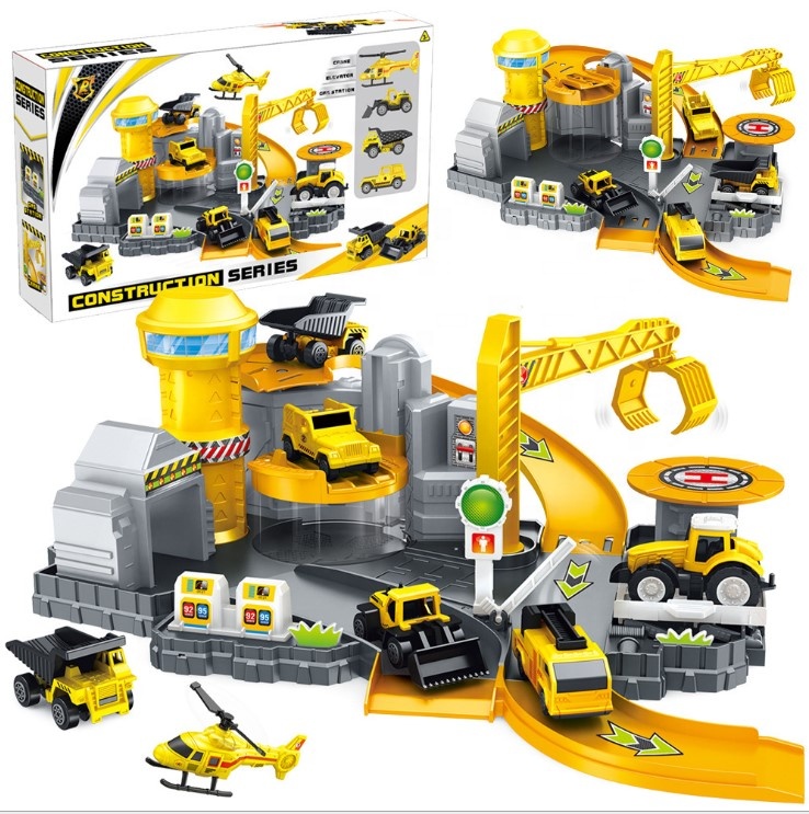 Лидер продаж, конструктор для горки, строительный трек в сборе, набор гнезд для парковки, модель автомобиля, игрушки для детей