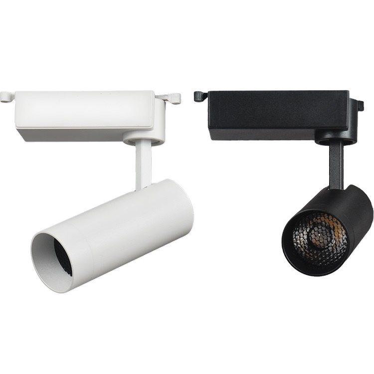 Диммируемые трековые светильники нового дизайна, 20 Вт, cob, 2/3/4 фазы, Антибликовая Магнитная трековая система освещения для отеля