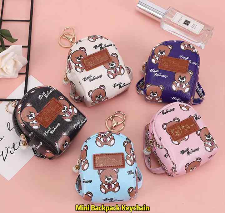 alibaba mini backpack keychain Keychains The Crafty Reporter personal items and more Small Gifts Bag Charm Backpack