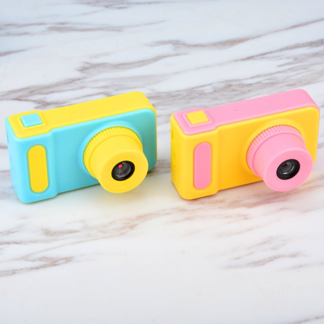 Дети Мини цифровой Камера дети мультфильм маленькая игрушка творческий DIY двойной селфи для детей Подарки