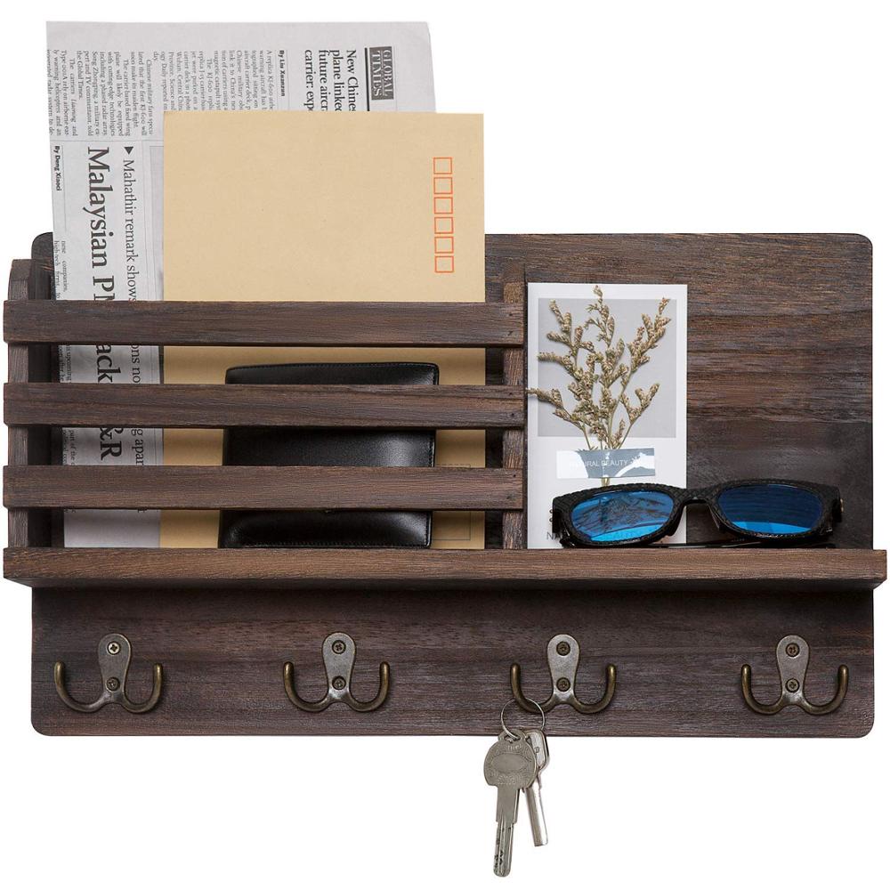 Adhesive Wall Hanging Key Hanger Key Holder Sundries Box for Doorway Entryway