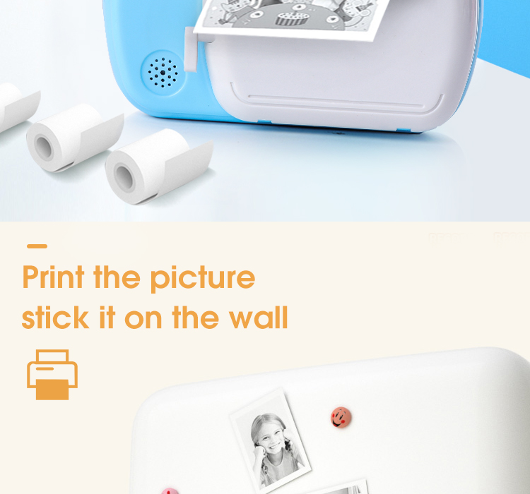 2020 Innovative STEAM Educational Photo Printing Video Shooting Low Price Camera for Girls & Boys