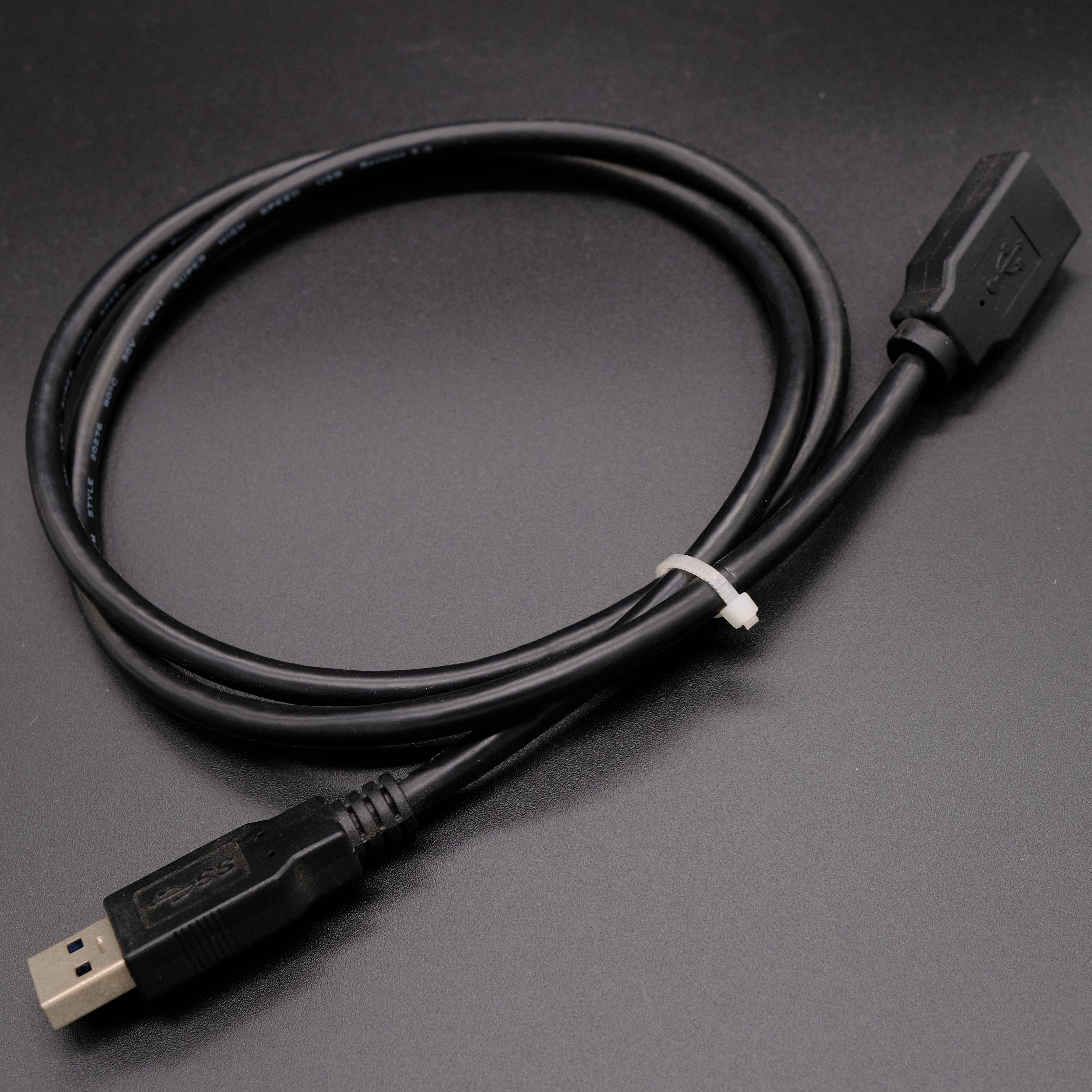 Braid Wire Harness Assembly USB 3.0 A Male To A Female Cable For Computer