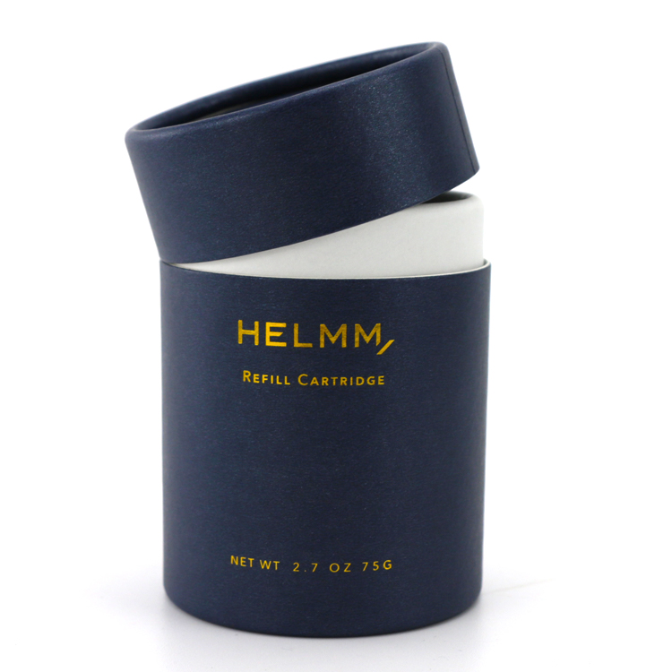 Paperboard Boxes For Cosmetic Products Silkprinting Embossing Cylindrical