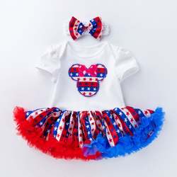 2014 hot sales Hottest fashion baby long sleeve rhinestone Christmas tree Halloween romper dress