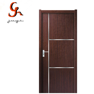 Fancy High Quality Modern Aluminium Strips Bathroom Pvc Mdf Door