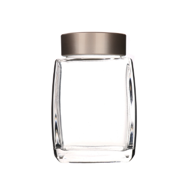 Sales of various models and sizes beehive wide mouth glass honey bottles with plastic cap honey glass jar