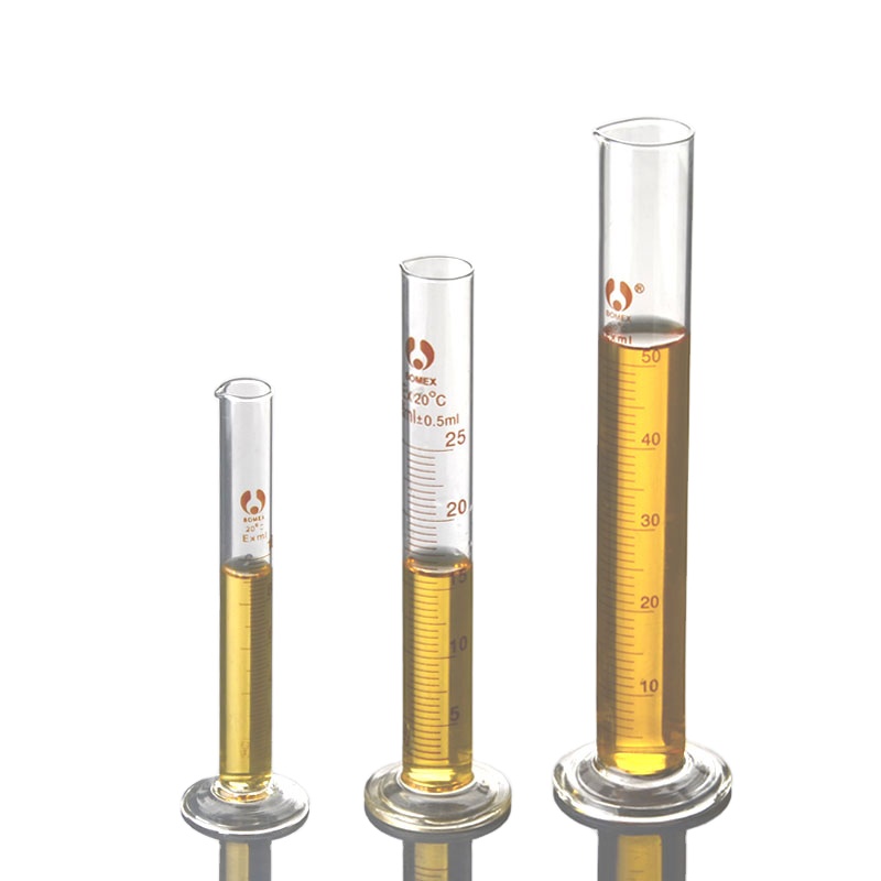 Стеклянная посуда лабораторное стекло 250 мл мерный Градуированный Цилиндр