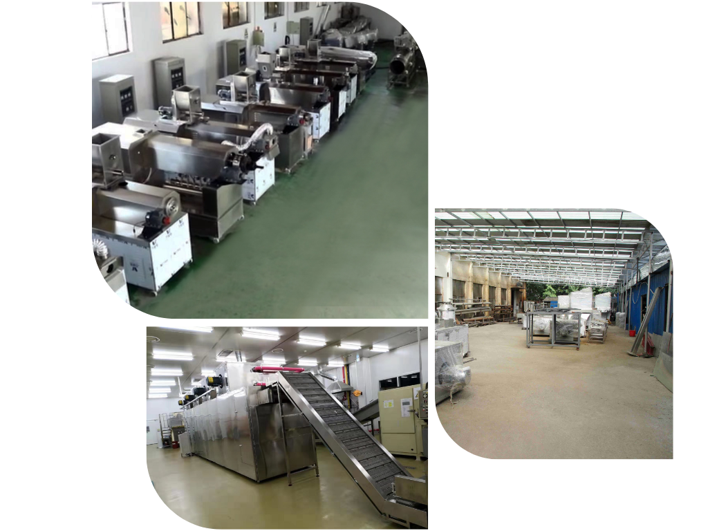 100-300kg/H Corn Flakes Breakfast Cereal Production Line 84kw