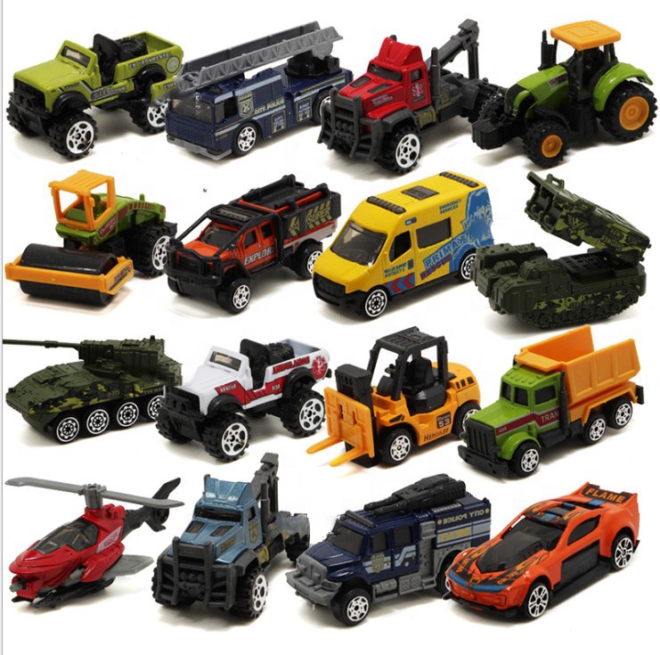 Недорогой маленький металлический грузовик 48 стилей масштаб 1:64 коллекция литых под давлением моделей игрушечных автомобилей для детей