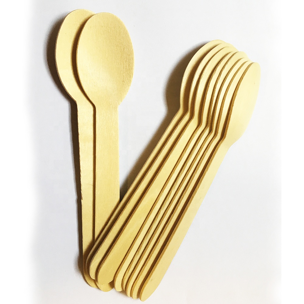 Wooden spoons, disposable wooden spoon