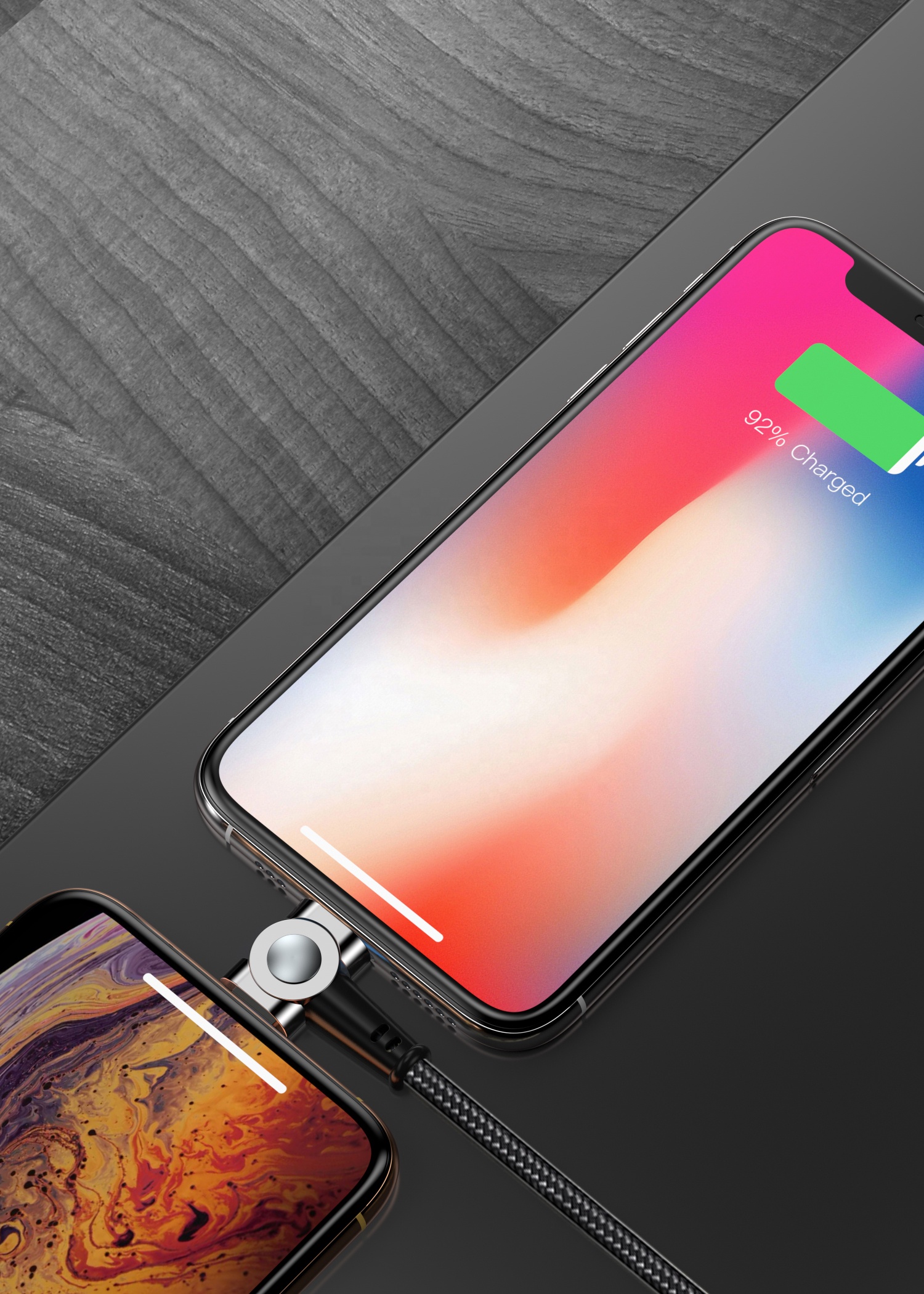 180 градусов рейтинг magneic 3 в 1 USB кабель для iphone/micro/type-c