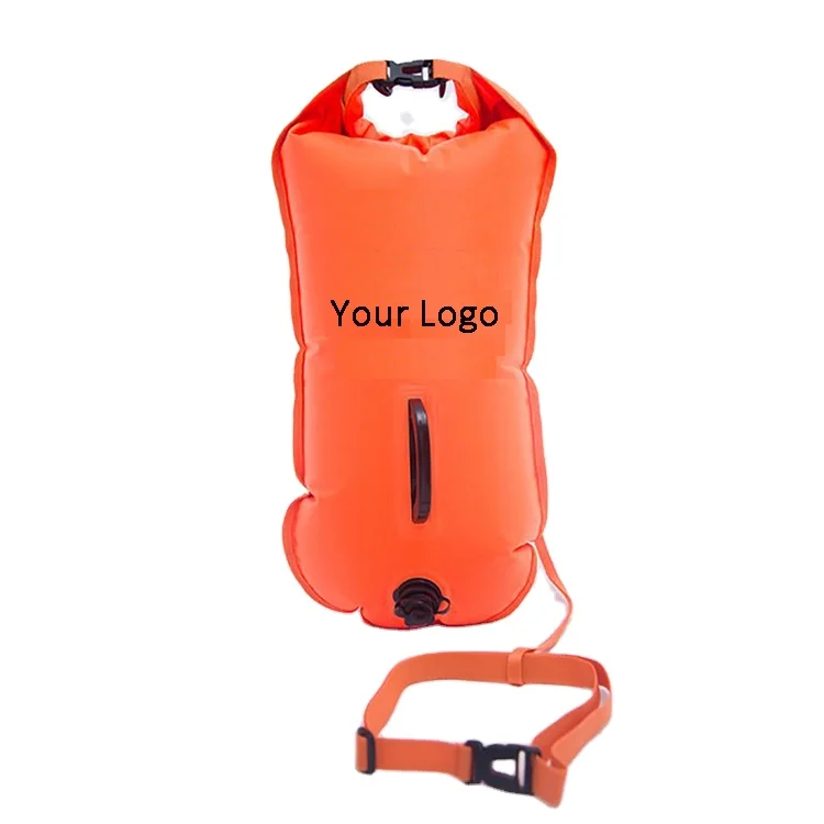 Сухой мешок нейлон с ПВХ плавать безопасности жизни буй мешок Плавание буксировочный буй плавающий буксировочный буй