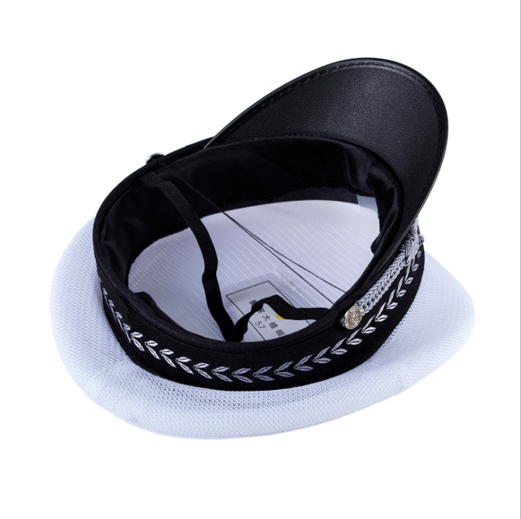 hbht02公司交警制服白帽穿着军装的定制徽章