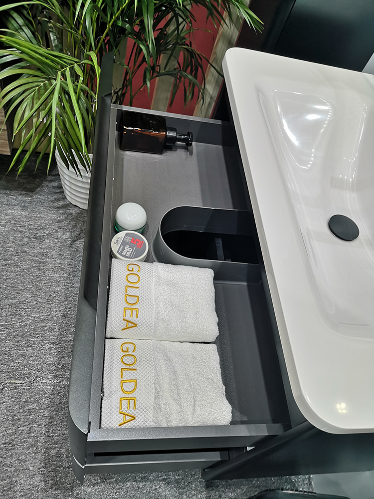 Wall MDF waterproof bathroom washbasin cabinet bathroom furniture